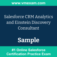 CRM Analytics and Einstein Discovery Consultant Exam Dumps, CRM Analytics and Einstein Discovery Consultant Examcollection, CRM Analytics and Einstein Discovery Consultant Braindumps, CRM Analytics and Einstein Discovery Consultant Questions PDF, CRM Analytics and Einstein Discovery Consultant VCE, CRM Analytics and Einstein Discovery Consultant Sample Questions, CRM Analytics and Einstein Discovery Consultant Official Cert Guide PDF, Salesforce CRM Analytics and Einstein Discovery Consultant PDF