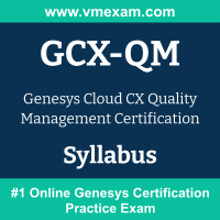 GCX-QM Dumps Questions, GCX-QM PDF, Cloud CX Quality Management Exam Questions PDF, Genesys GCX-QM Dumps Free, Cloud CX Quality Management Official Cert Guide PDF, Genesys Cloud CX Quality Management Dumps, Genesys Cloud CX Quality Management PDF