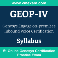 GEOP-IV Dumps Questions, GEOP-IV PDF, Engage on-premises Inbound Voice Exam Questions PDF, Genesys GEOP-IV Dumps Free, Engage on-premises Inbound Voice Official Cert Guide PDF, Genesys Engage on-premises Inbound Voice Dumps, Genesys Engage on-premises Inbound Voice PDF