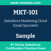 MKT-101 Braindumps, MKT-101 Exam Dumps, MKT-101 Examcollection, MKT-101 Questions PDF, MKT-101 Sample Questions, Marketing Cloud Email Specialist Dumps, Marketing Cloud Email Specialist Official Cert Guide PDF, Marketing Cloud Email Specialist VCE, Salesforce Marketing Cloud Email Specialist PDF