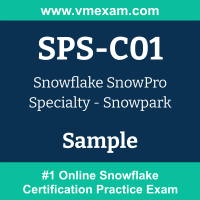 SPS-C01 Braindumps, SPS-C01 Exam Dumps, SPS-C01 Examcollection, SPS-C01 Questions PDF, SPS-C01 Sample Questions, SnowPro Specialty - Snowpark Dumps, SnowPro Specialty - Snowpark Official Cert Guide PDF, SnowPro Specialty - Snowpark VCE, Snowflake SnowPro Specialty - Snowpark PDF